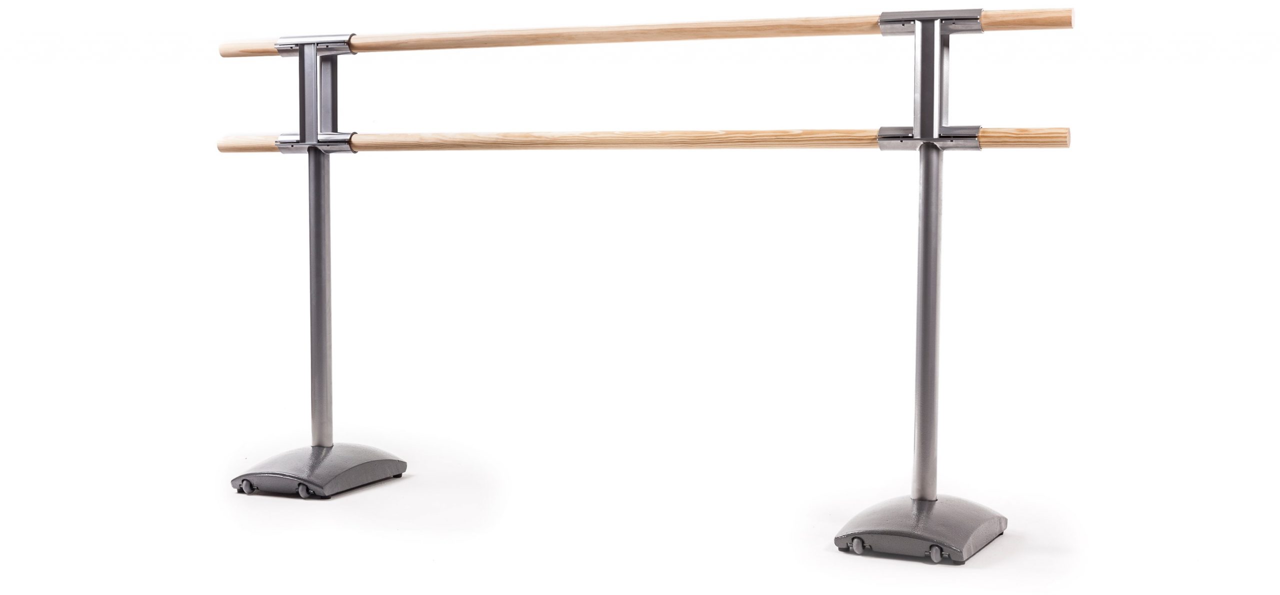 Professional Series: Wood Double Bar Freestanding Ballet Barre