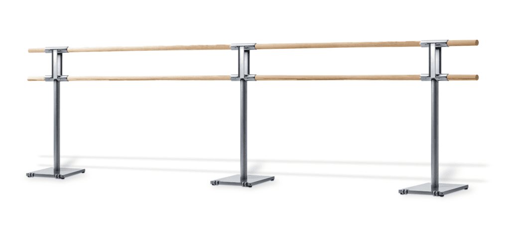 Portable double ballet barre Pina