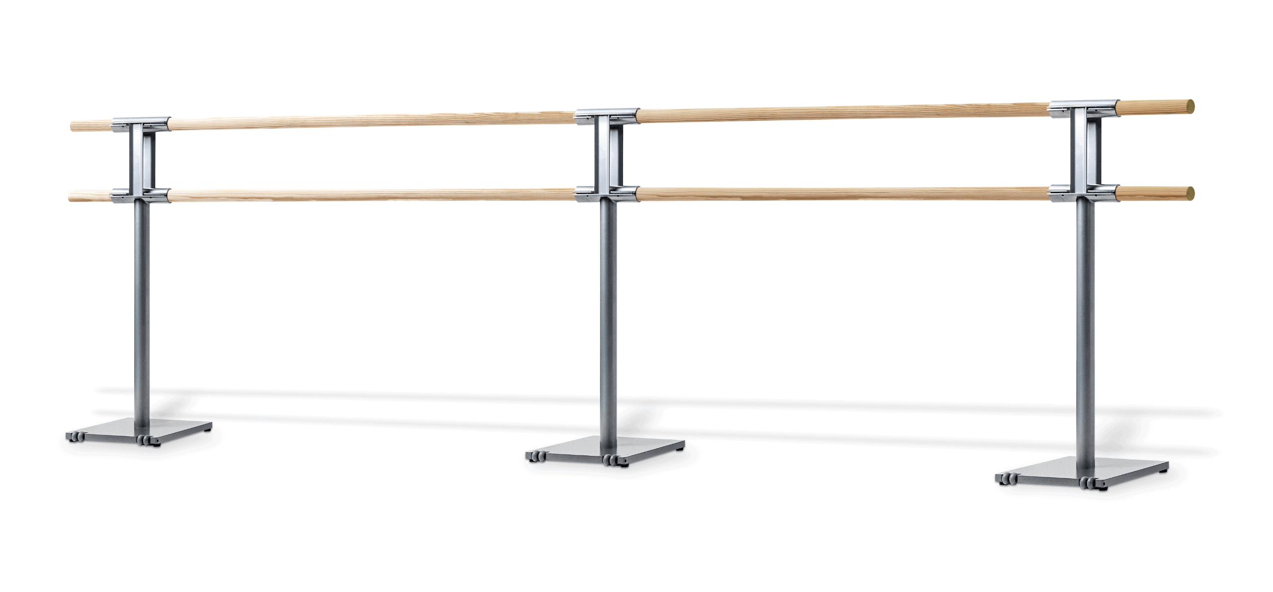 Height-adjustable portable ballet barre Isa