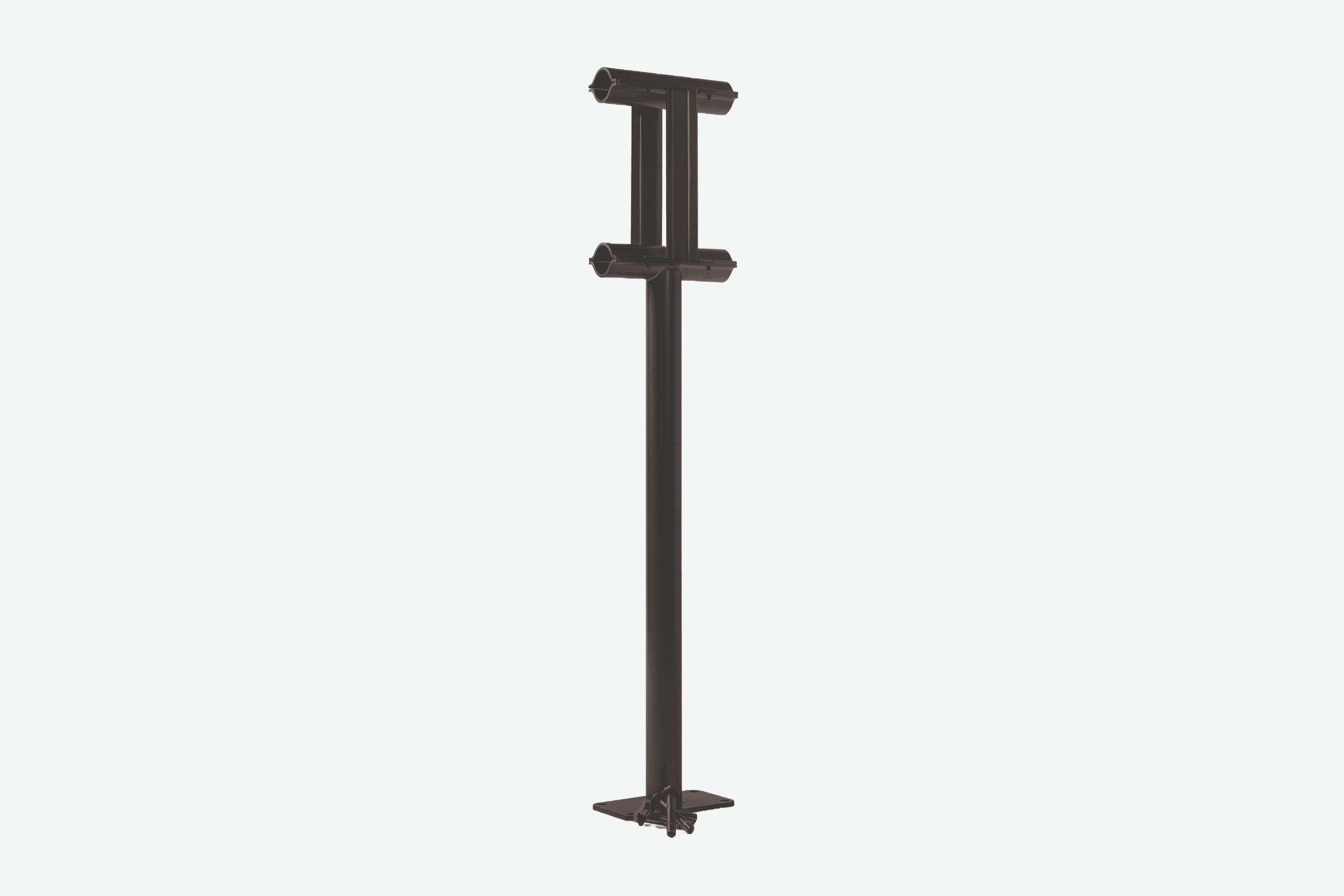 Floor-mounted double ballet barre Pina-Fix